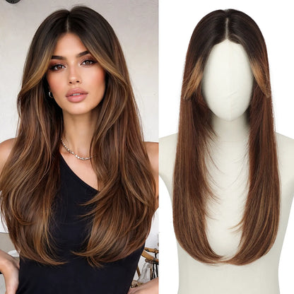 🔥Last Day 70% OFF✨Serenant™ Hair Topper Slightly Layered Synthetic Extensions No Wig