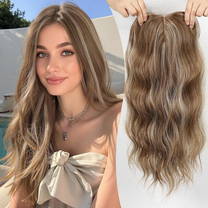 ⚡ Final Hours –💖2026 New Lightweight & Breathable Wavy Hair Topper