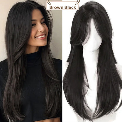 🔥Last Day 70% OFF✨Serenant™ Hair Topper Slightly Layered Synthetic Extensions No Wig
