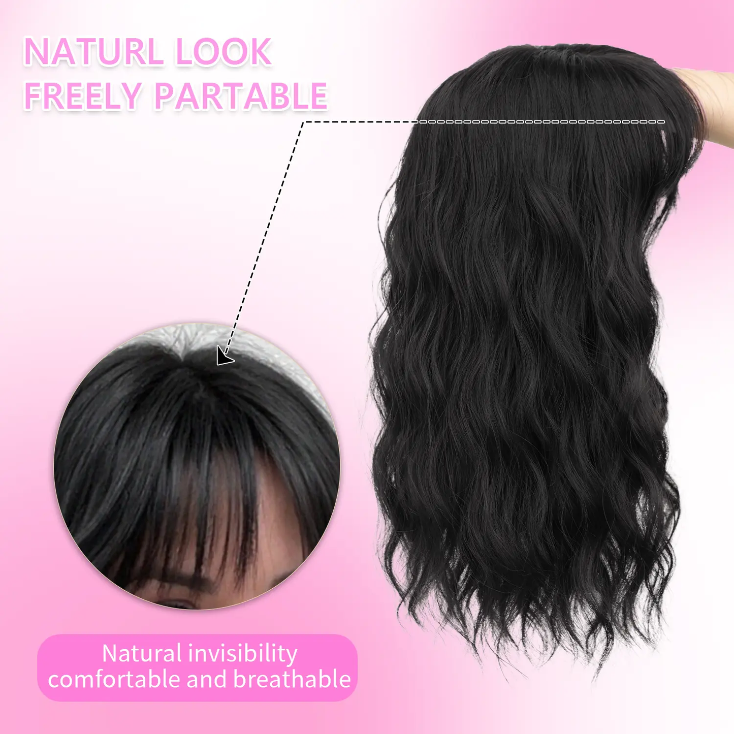 ✨Serenant™ Natural Breathable Invisible Hair Piece