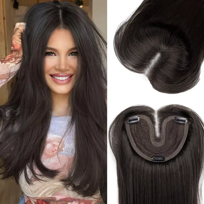 🔥Last Day 70% OFF✨Serenant™ Hair Topper Slightly Layered Synthetic Extensions No Wig