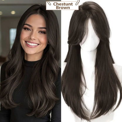 🔥Last Day 70% OFF✨Serenant™ Hair Topper Slightly Layered Synthetic Extensions No Wig