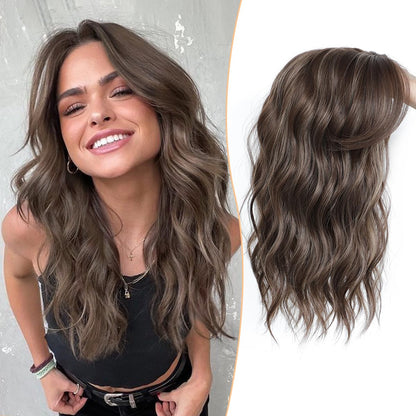 ⚡ Final Hours –💖2026 New Lightweight & Breathable Wavy Hair Topper