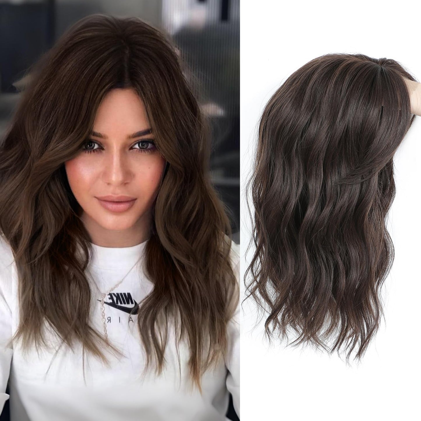 ⚡ Final Hours –💖2026 New Lightweight & Breathable Wavy Hair Topper
