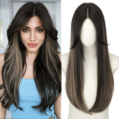 🔥Last Day 70% OFF✨Serenant™ Hair Topper Slightly Layered Synthetic Extensions No Wig