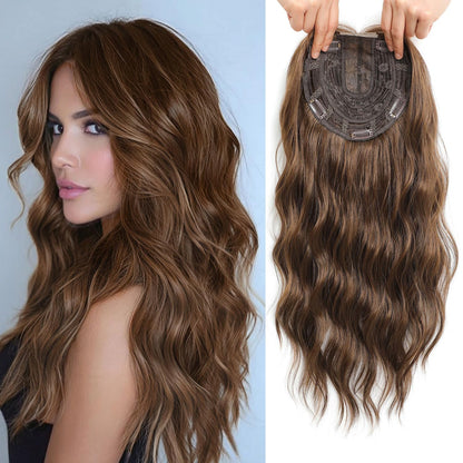 ⚡ Final Hours –💖2026 New Lightweight & Breathable Wavy Hair Topper