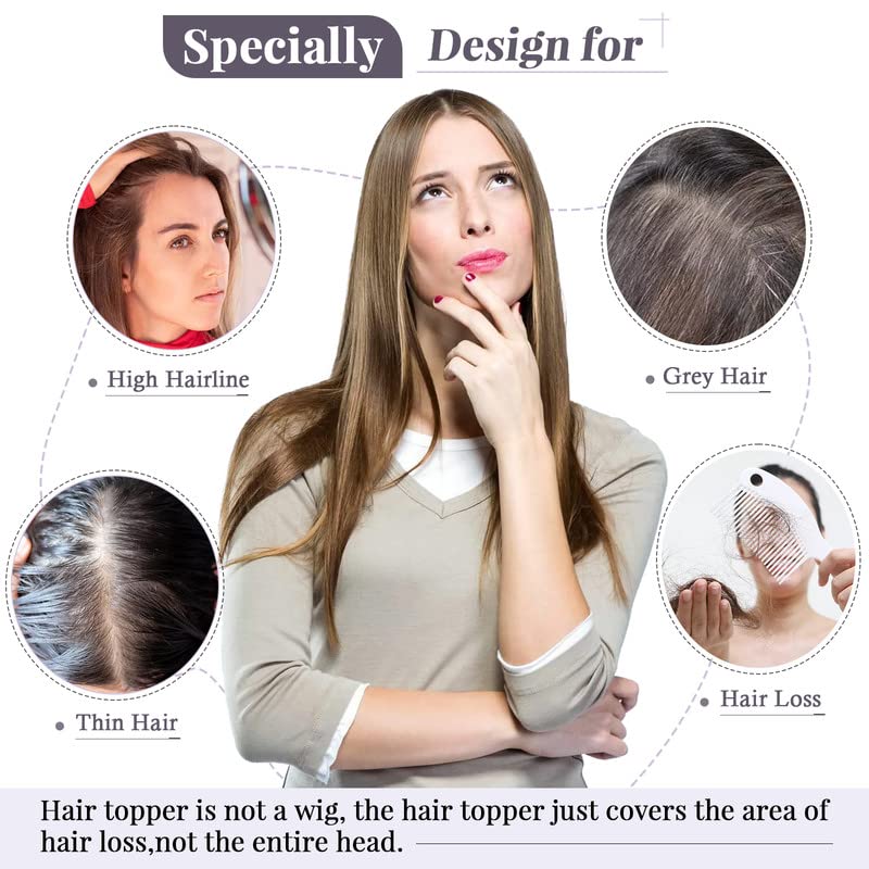 ⚡ Final Hours –💖2026 New Lightweight & Breathable Wavy Hair Topper