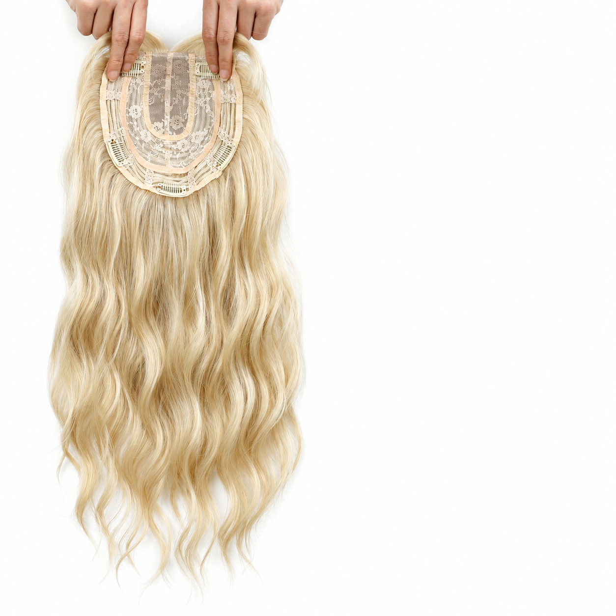 ⚡ Final Hours –💖2026 New Lightweight & Breathable Wavy Hair Topper