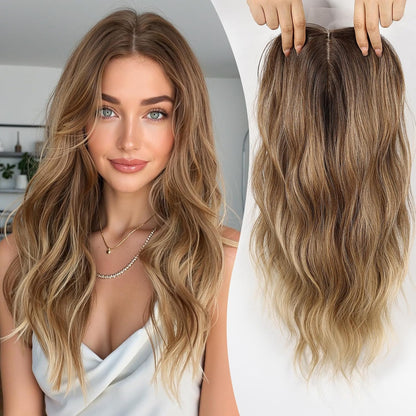 ⚡ Final Hours –💖2026 New Lightweight & Breathable Wavy Hair Topper