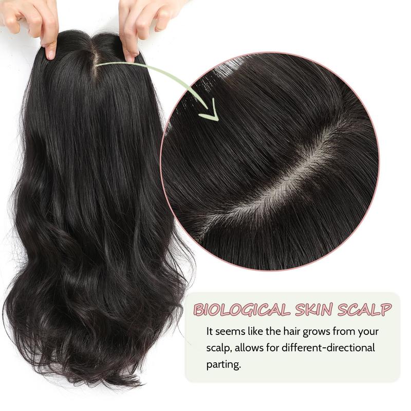 ⚡ Final Hours –💖2026 New Lightweight & Breathable Wavy Hair Topper